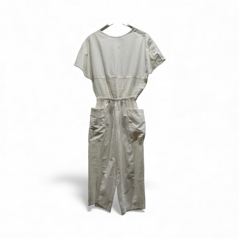 Alfred Dunner Elegant White Jumpsuit